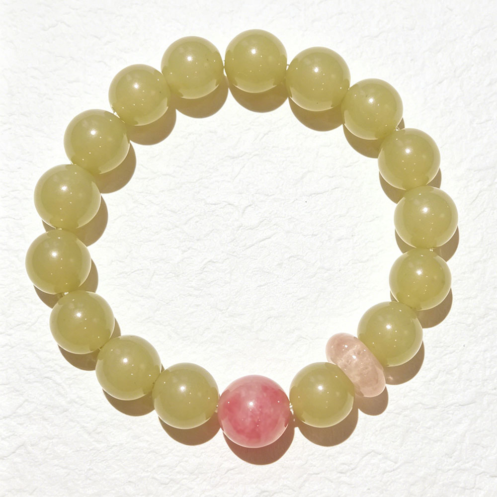 Sunny Cherry Glory Wood Bracelet