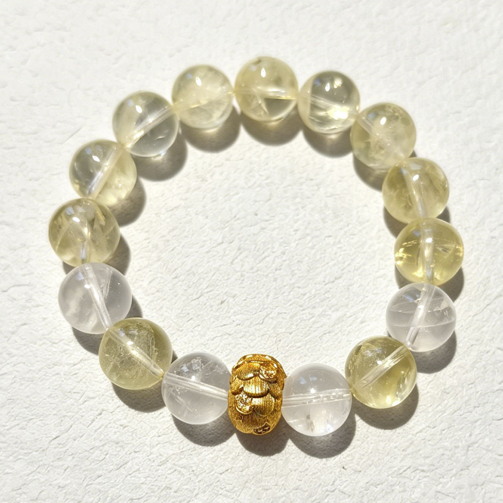 Lemon Yellow Times Earth Wealth-Gathering Bracelet