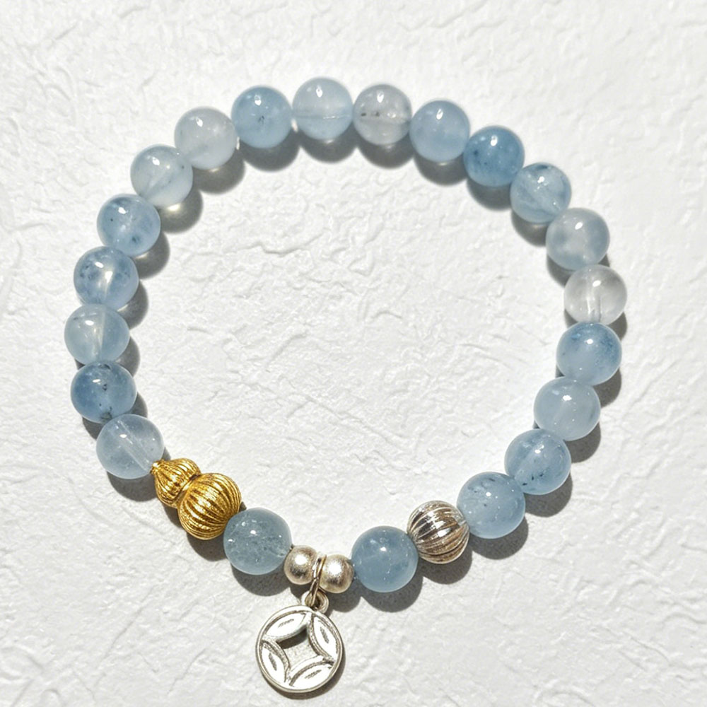 Glacier Aquamarine Wealth-Invoking Bracelet
